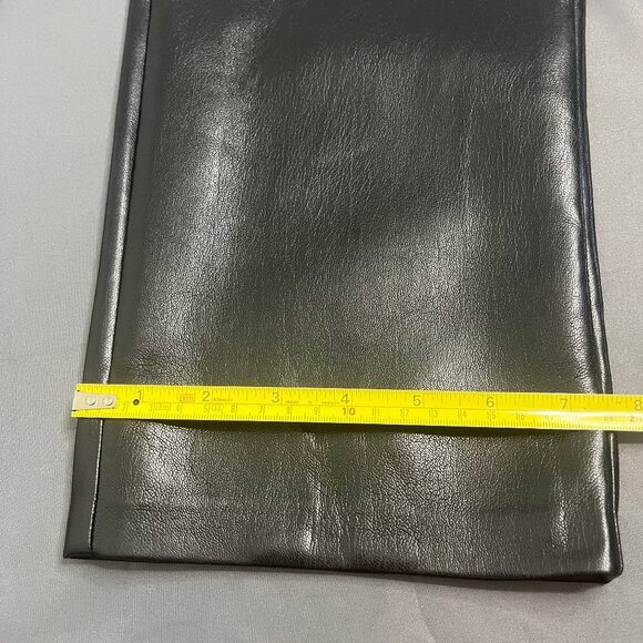 Aritzia Wilfred Melina Tall High Rise Faux Leather Straight Leg Pants Womens 10 - Picture 10 of 13